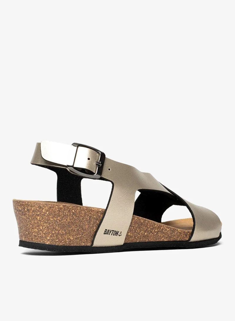 Bayton  Salamanque Strappy Mid Heel Wedges for Women | Best Price UAE