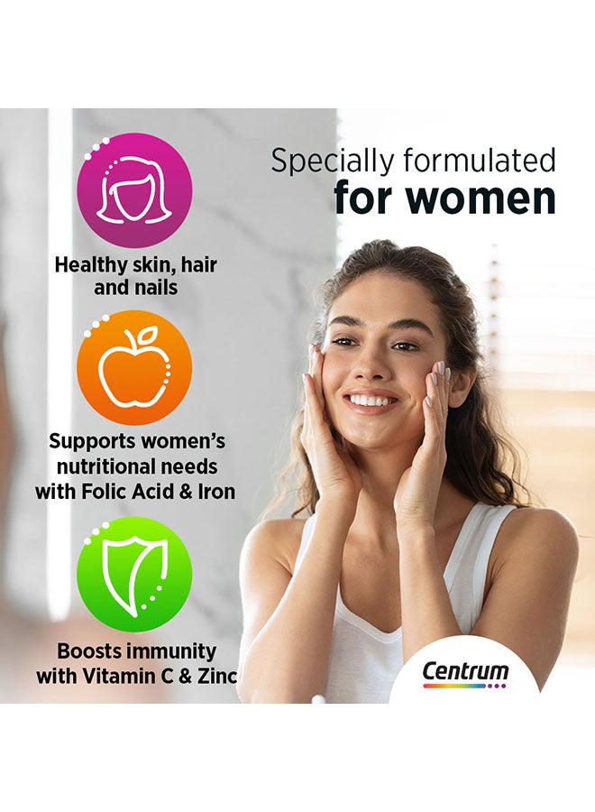 Centrum Women Specially Formulated Multivitamin for Women, 100 Tablets - Image 4