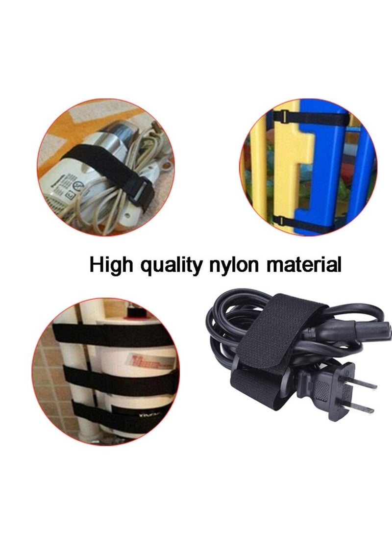 Barakah Equalseal 12" 18" 24" 36" Cable Straps, 24 pcs a Reusable Fastening Hook and Loop Utility Cable Ties Down Wraps Adjustable Cinch Straps - Image 2