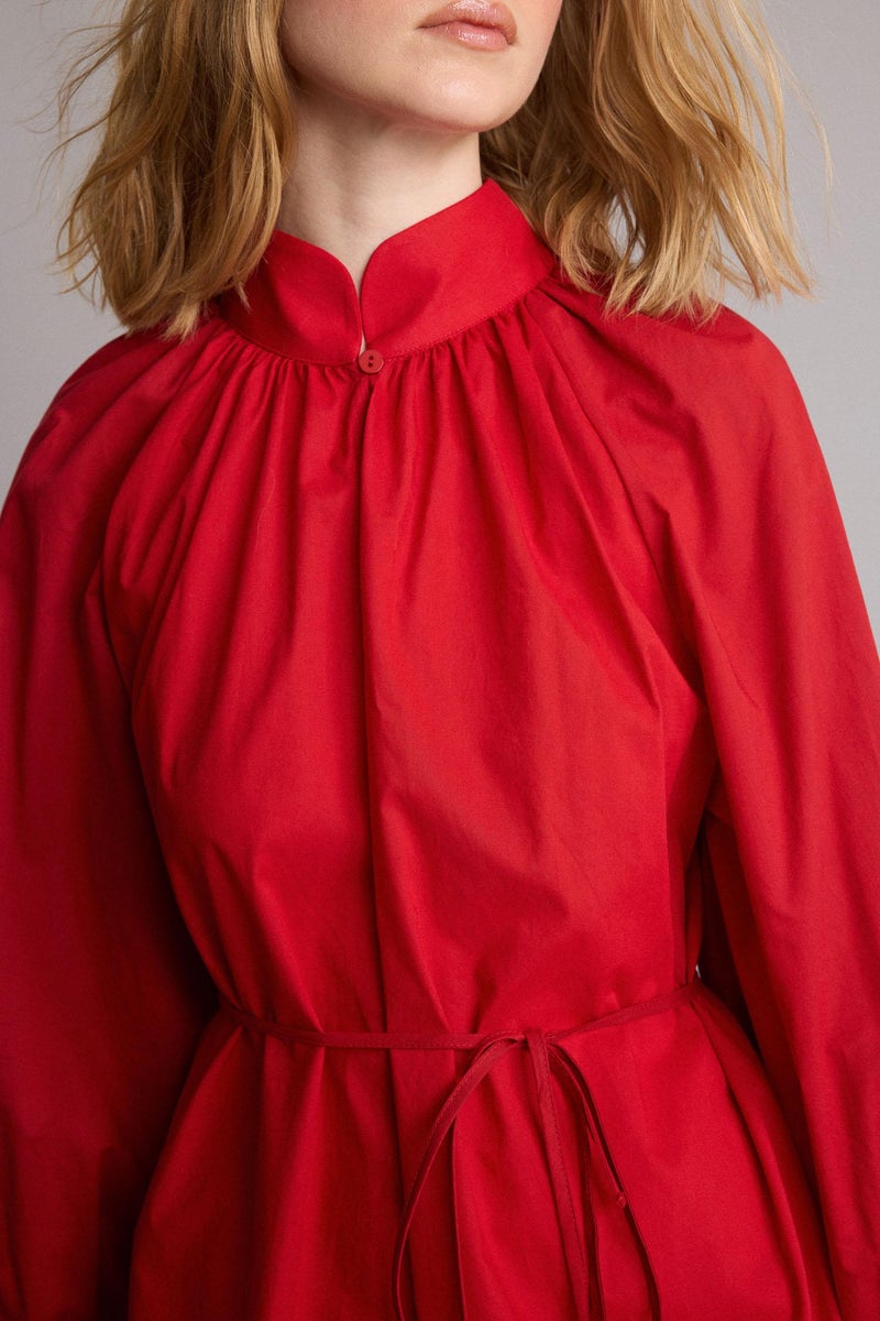 DeFacto Red Woman Manuka x DeFacto Relax Fit Voile Long Sleeve Tunic Casual - Image 5