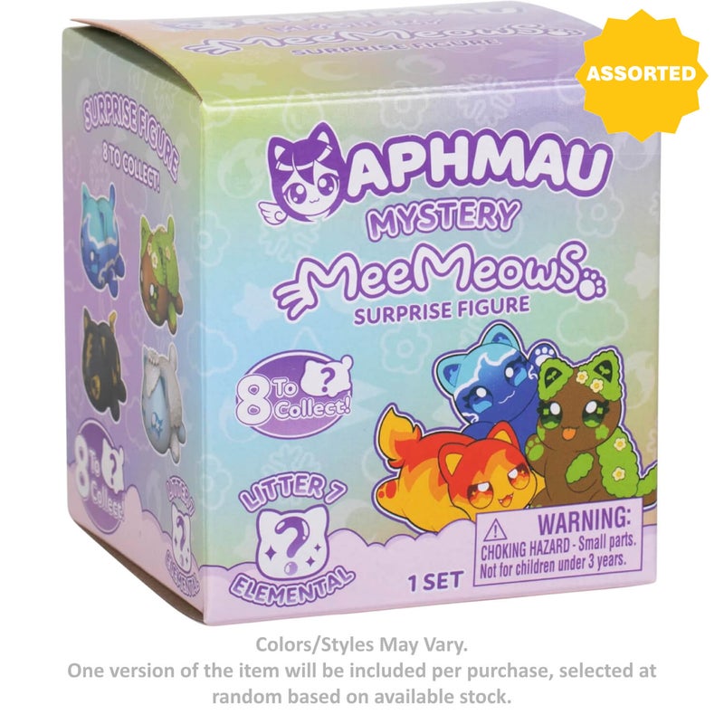 Aphmau MeeMeowS Series 7 Elemental Mystery Plush Toy (6 cm, Assorted) - Image 1