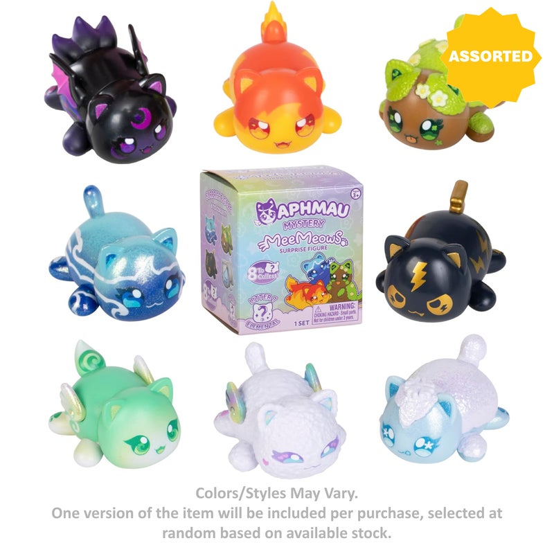 Aphmau MeeMeowS Series 7 Elemental Mystery Plush Toy (6 cm, Assorted) - Image 2