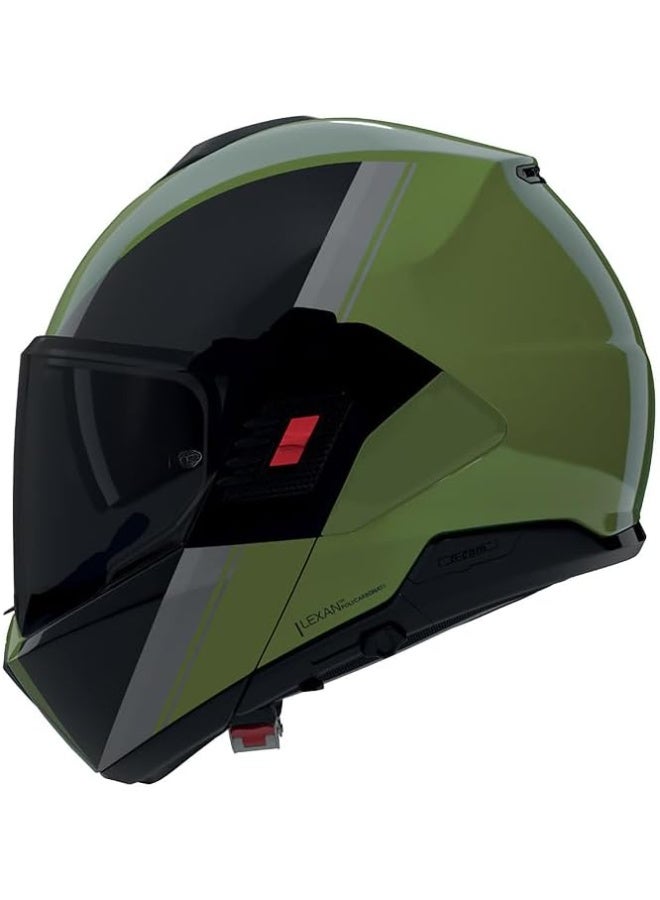 Nolan N120-1 VERNICIATURA SPECIALE MT.GREEN/BLACK/GREY GLOSSY Helmet - Image 1