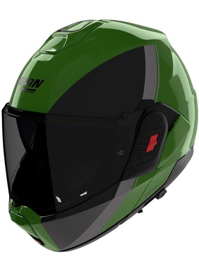 Nolan N120-1 VERNICIATURA SPECIALE MT.GREEN/BLACK/GREY GLOSSY Helmet - Image 3