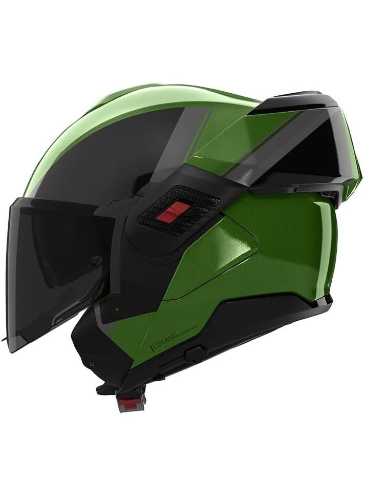 Nolan N120-1 VERNICIATURA SPECIALE MT.GREEN/BLACK/GREY GLOSSY Helmet - Image 2