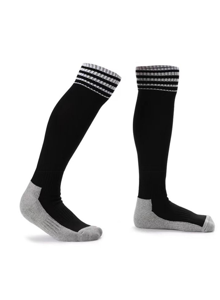 Captaintech Pair Of Over Knee Football Socks for kids 32 cm
