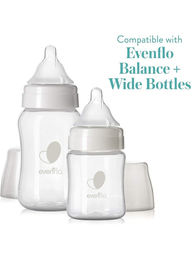 Evenflo Feeding Balance Plus Wide Neck Nipples for The Balance Plus Wide Neck Baby Bottles - Image 4