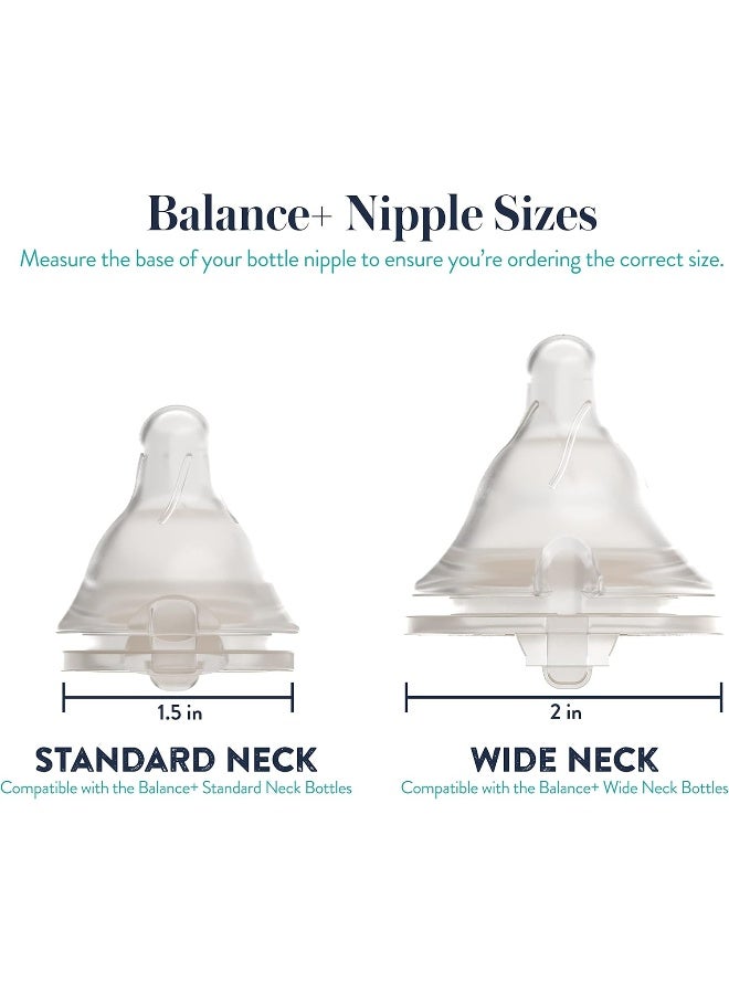 Evenflo Feeding Balance Plus Wide Neck Nipples for The Balance Plus Wide Neck Baby Bottles - Image 2