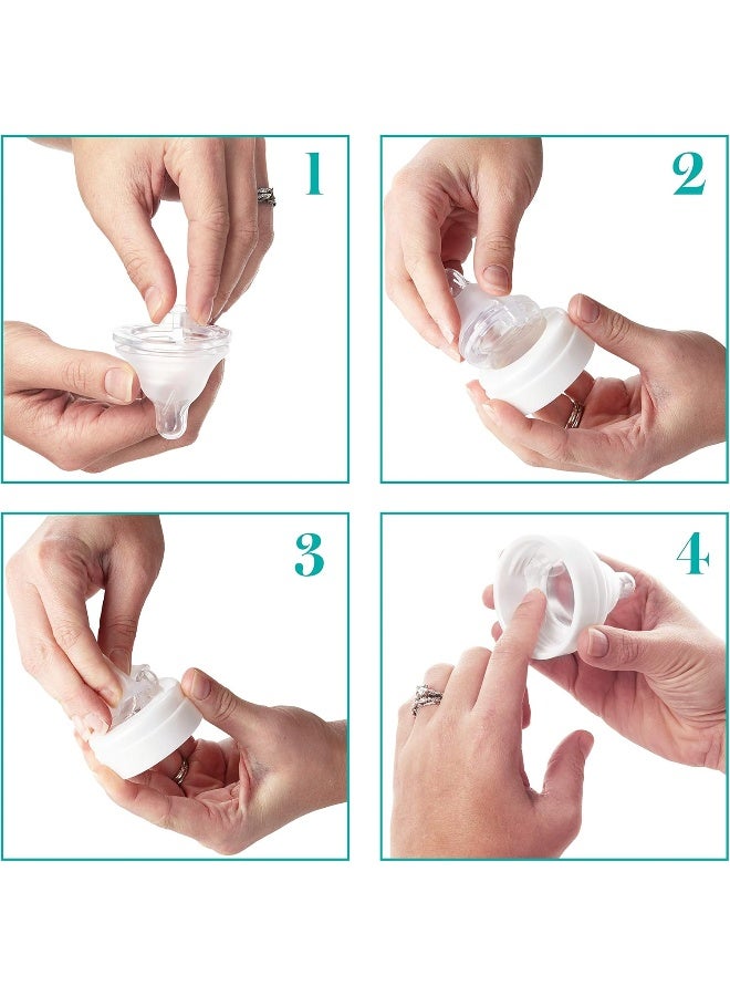 Evenflo Feeding Balance Plus Wide Neck Nipples for The Balance Plus Wide Neck Baby Bottles - Image 5