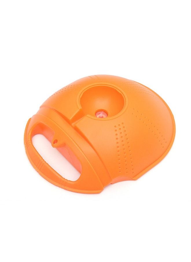 Generic - Solo Tennis Trainer Rebound Ball with String, Portable Tennis Practice Device Tennis Training Tool with 1 Tennis Balls and Practice Elastic Strings for Self-Practice, Beginners, Adults (Orange) - Image 1