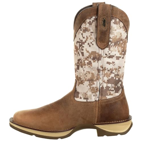 Durango Desert Camo Pull-on Western Boot, Dusty Brown And Desert Camo, Size 11.5(W) - Image 4