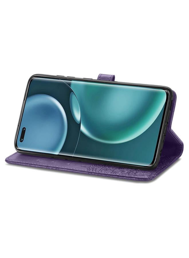 S-TOP Case For Honor Magic 4 Pro Mandala Flower Embossed Leather Phone Case - Image 4