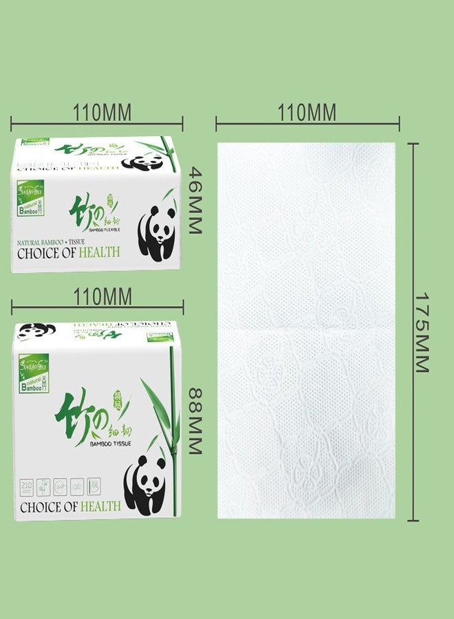 Orange Paper 3 Ply bamboo pulp Facial Tissue Soft Pack, Car Tissue Refill, Disposable Facial Tissues, Face Towel, Tissues Travel Size Pack for Car, 70 pulls per pack (Pack of 10) - Image 5