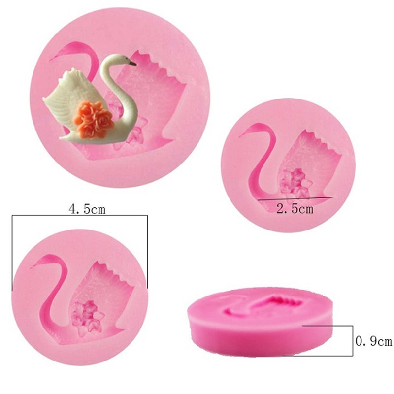 2pcs Fondant Biscuit Molds Silicone Baking Cake Mould Cupcake Dessert Chocolate Mold - Image 3