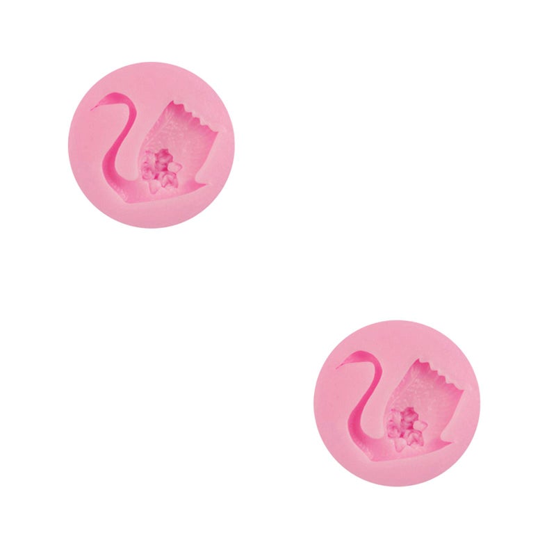 2pcs Fondant Biscuit Molds Silicone Baking Cake Mould Cupcake Dessert Chocolate Mold - Image 1