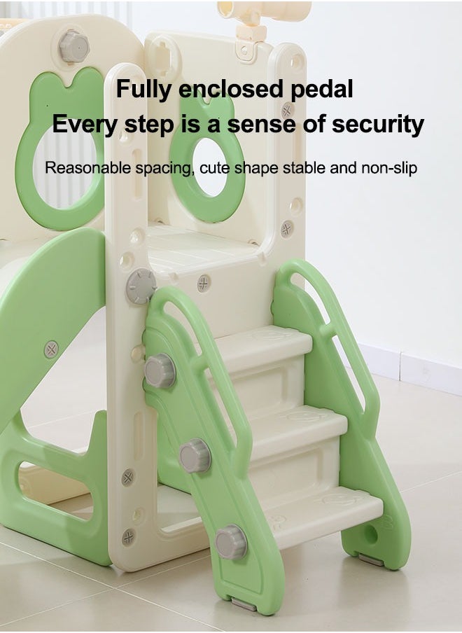 XIANGYU Indoor Freestanding Toddler Playhouse With Easy Assembly Slide And Climber Educational Baby Playground For Play And Learning 1-3 Years Old  - Image 4