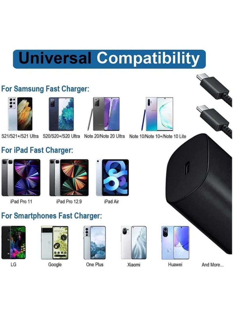 MUNTAQI شاحن UK USB C Plug وكابل 45W لهواتف سامسونج شاحن سريع محول 3 دبابيس لشحن الجدار لهواتف جالاكسي S 24 ULTRA S23 ultra FE S 22 S 21 fe 20 note 20 ultra 10 9 8 a14 a34 a54 - Image 5