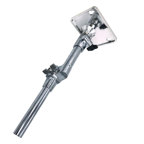 TUOREN Electronic Module Mounting Plate with Adjustable Drum Tilting Holder Metal Electronic Drum Module Mount Holder for Drum Set Cymbal Stand Electronic Controller MultiPad Drum Pads Mount - Image 1