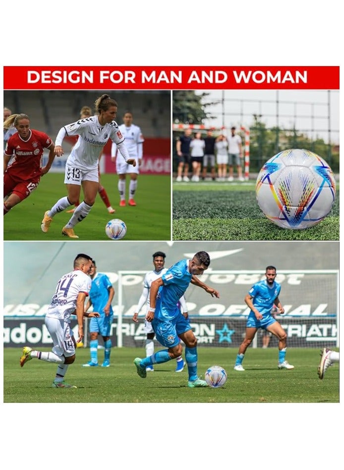 HAVEN Unisex-adult World Cup Training Soccer Football Ball, Premium Quality with Excellent Bounce and Shape Retention - Image 2