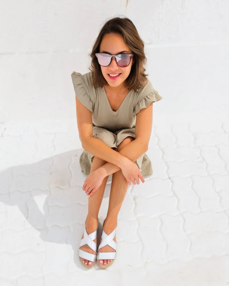 Shoeq Silver Beach Espadrille for Women | Best Price UAE