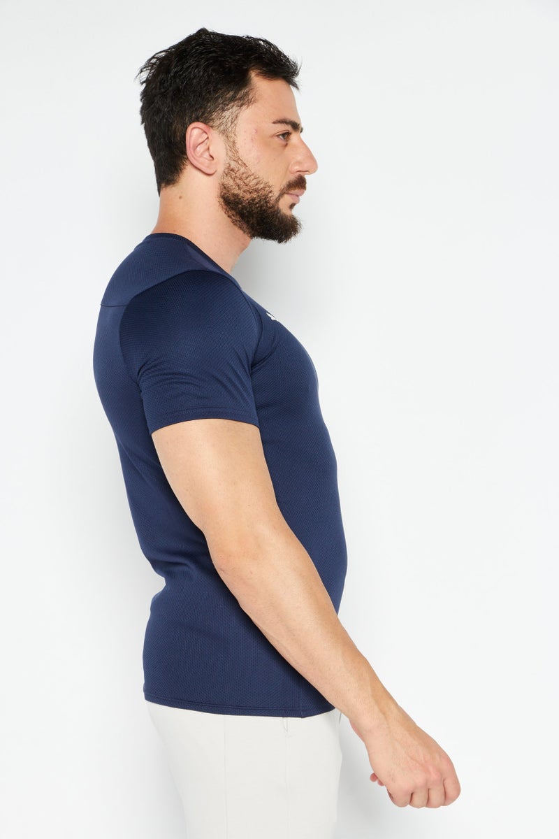 PUMA Men Sportswear Fit Short Sleeves Training T-Shirt, Navy - Image 2