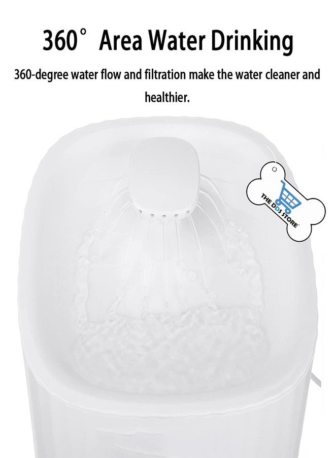 THE DDS STORE Cat Water Fountain, 3.LTR LED Pet Fountain Automatic Drinking Water Dispenser for Cats, Dogs Cat Water Fountain Dog Water Dispenser with Smart Pump for Cats, Dogs, Multiple Pets - Image 5
