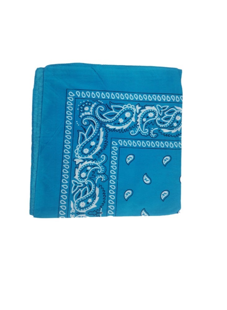 Paisley design polyester bandana, unisex for summer - Image 3