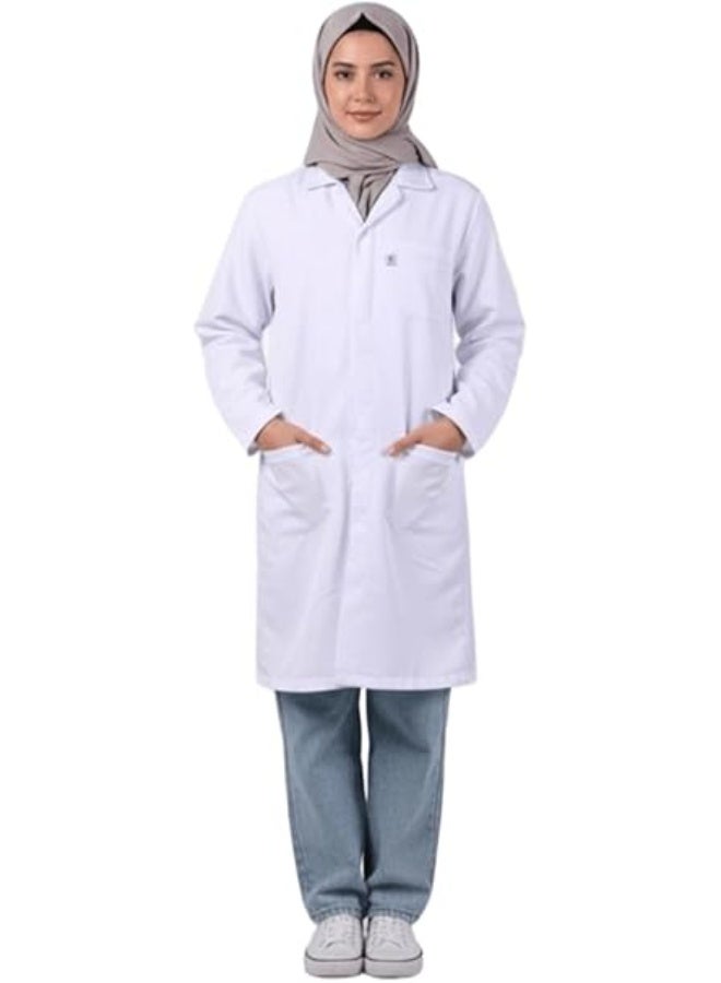 Dr Uniform Classic Lite Women's Lab Coat Lightweight Professional Workwear for Healthcare - Image 1