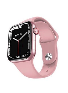 WS smart watch Series 9 full screen with wireless charging feature and supports - Pink  - Image 5
