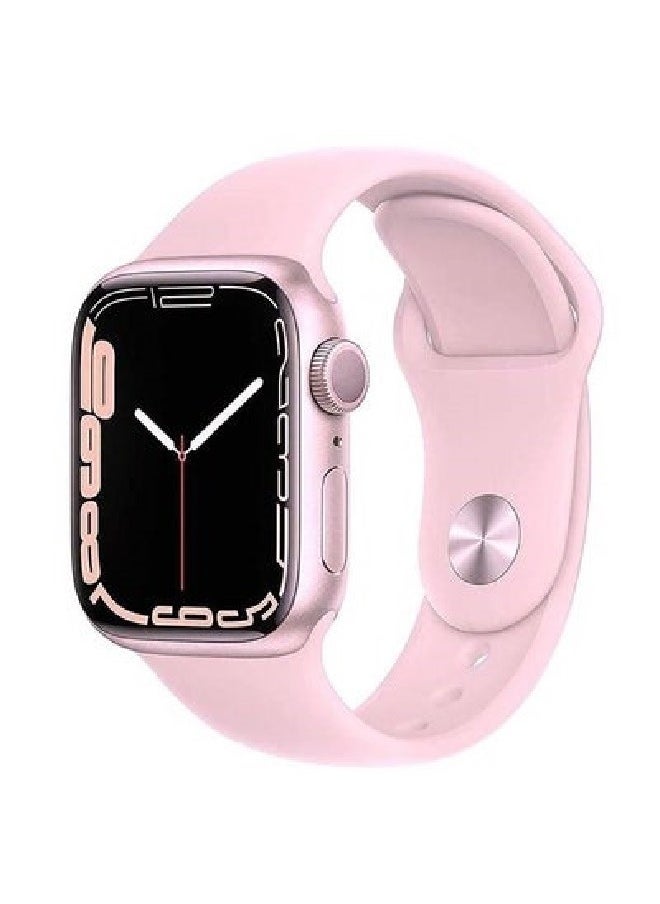 WS - smart watch Series 9 full screen with wireless charging feature and supports - Pink - Image 1