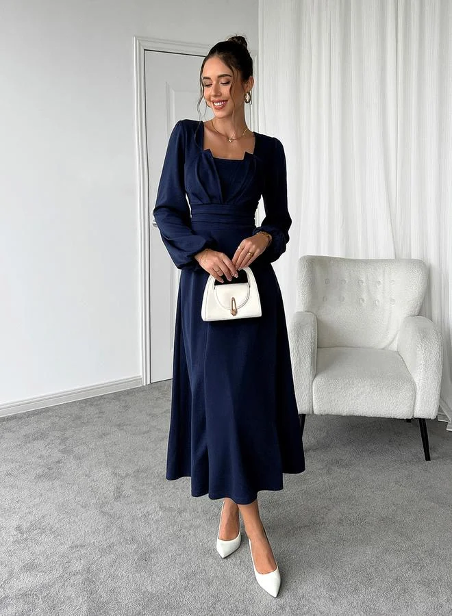 Take Two A-Line Midi Dress