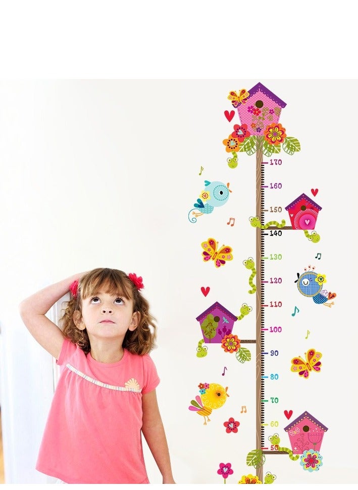 Adorable Height Chart for Kids - No-Drill Growth Chart for Wall, Perfect as Kids Room Decor & Thoughtful Birthday Gift for Boys and Girls - Image 1
