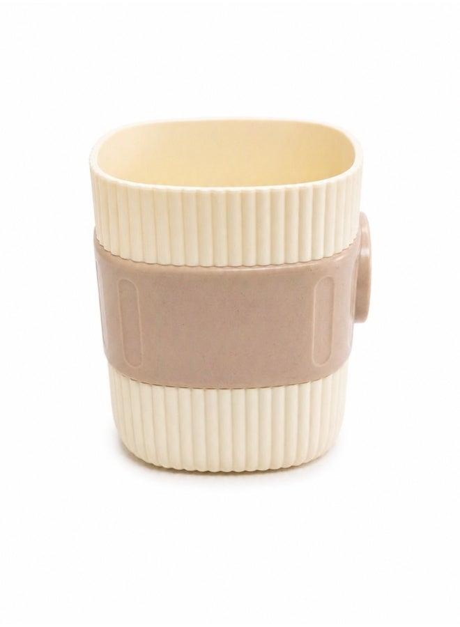 Premium Fluted Eco-Friendly Tea & Coffee Cup with Heat-Resistant Grip – 350ml - Image 2