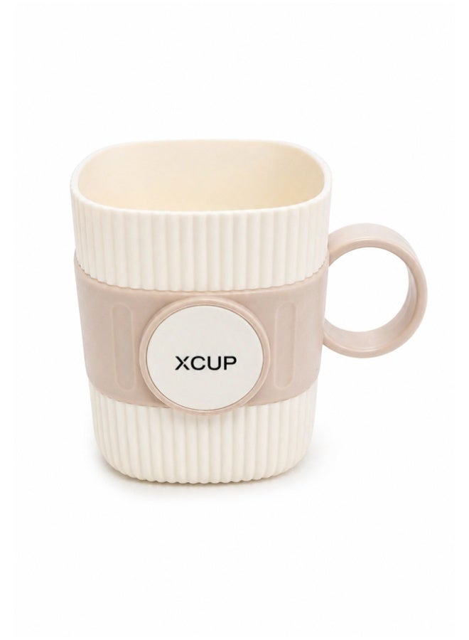 Premium Fluted Eco-Friendly Tea & Coffee Cup with Heat-Resistant Grip – 350ml - Image 1