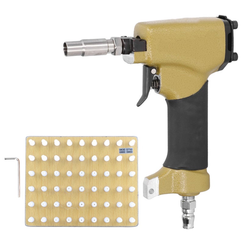 Meite Pneumatic Upholstery Staple Gun Aluminum Alloy Lightweight - Magnetic Sleeve Nailer with 54-Piece Capacity for Furniture Fastening Applications - Image 1