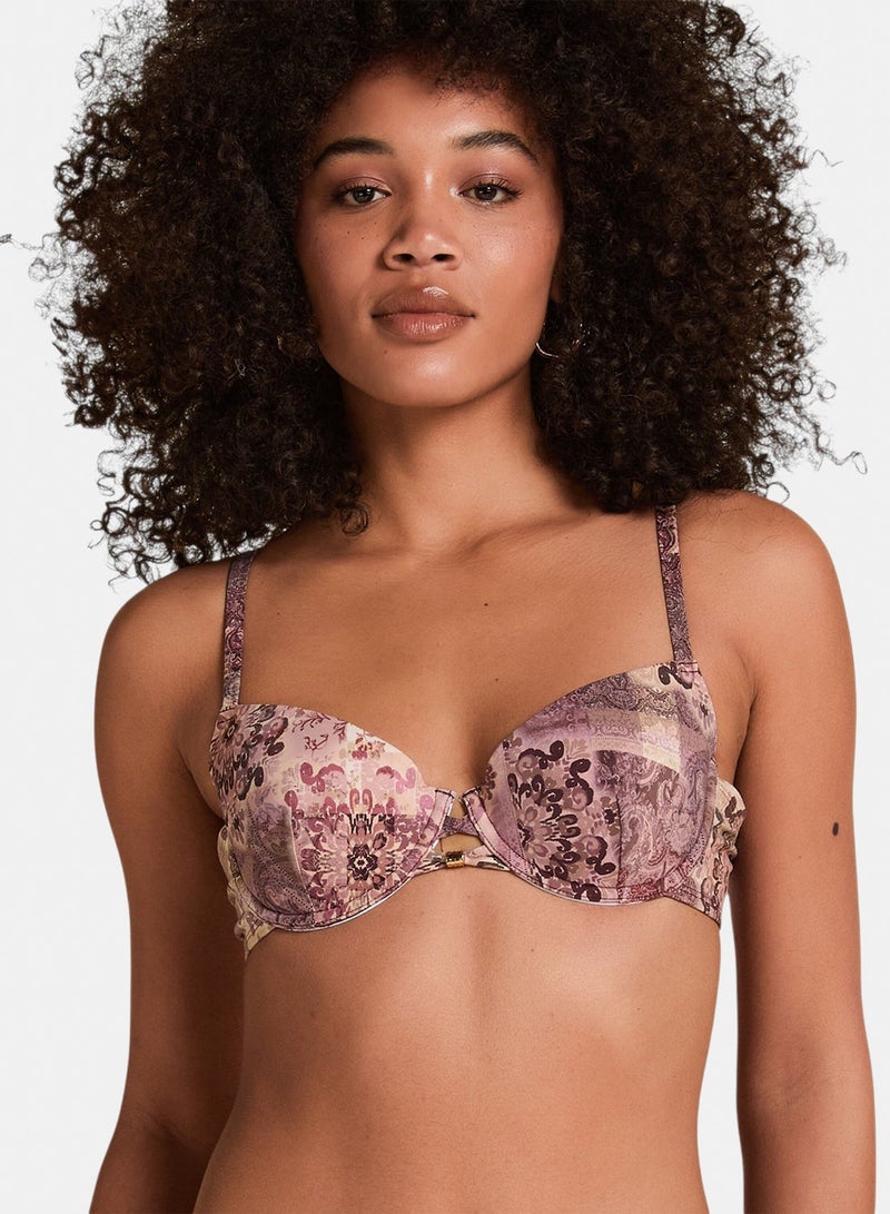 hunkemoller Padded Underwired Bikini Top Ibiza - Image 1