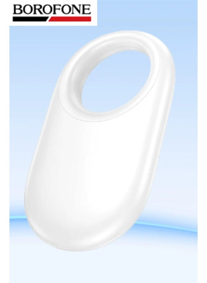 بوروفون جهاز Airtag الذكي المضاد للضياع للحيوانات الأليفة، متوافق مع أجهزة Apple والمركبات والمفاتيح والأمتعة وغيرها – الحل الأمثل المضاد للضياع (أبيض) - Image 1