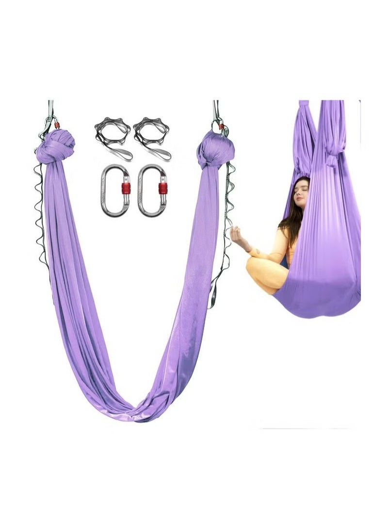 Generic 5 meters sky yoga hammock 2.8 meters wide swing household indoor accessories fixing rope hanging cloth Yu Jiaguan special - Image 1