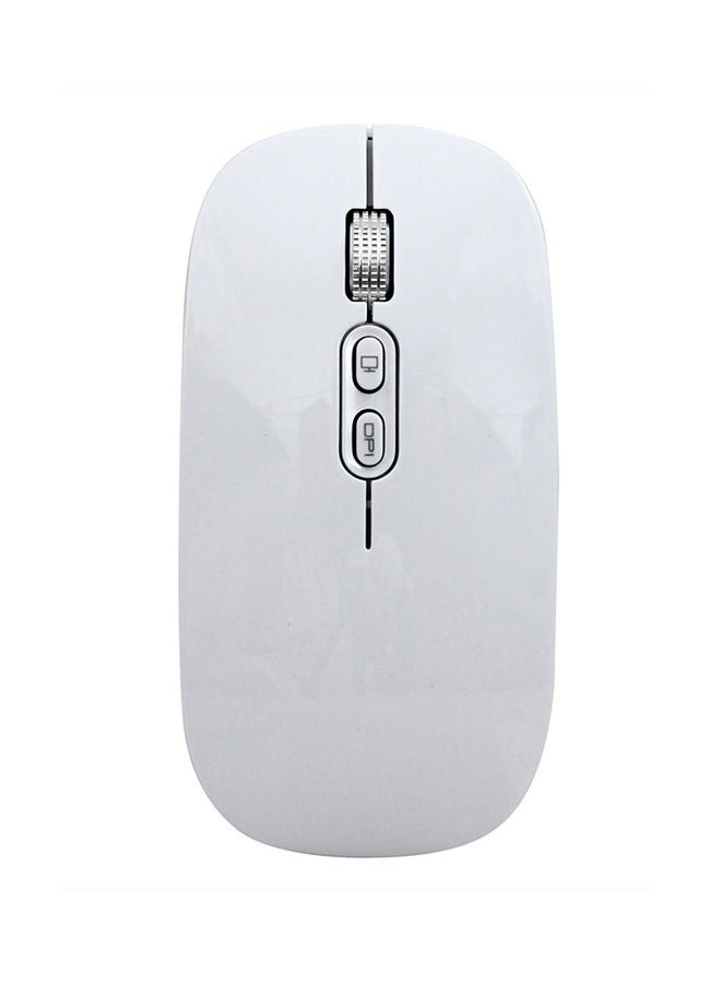 NIBEMINENT 2.4G Wireless Mouse White  - Image 1