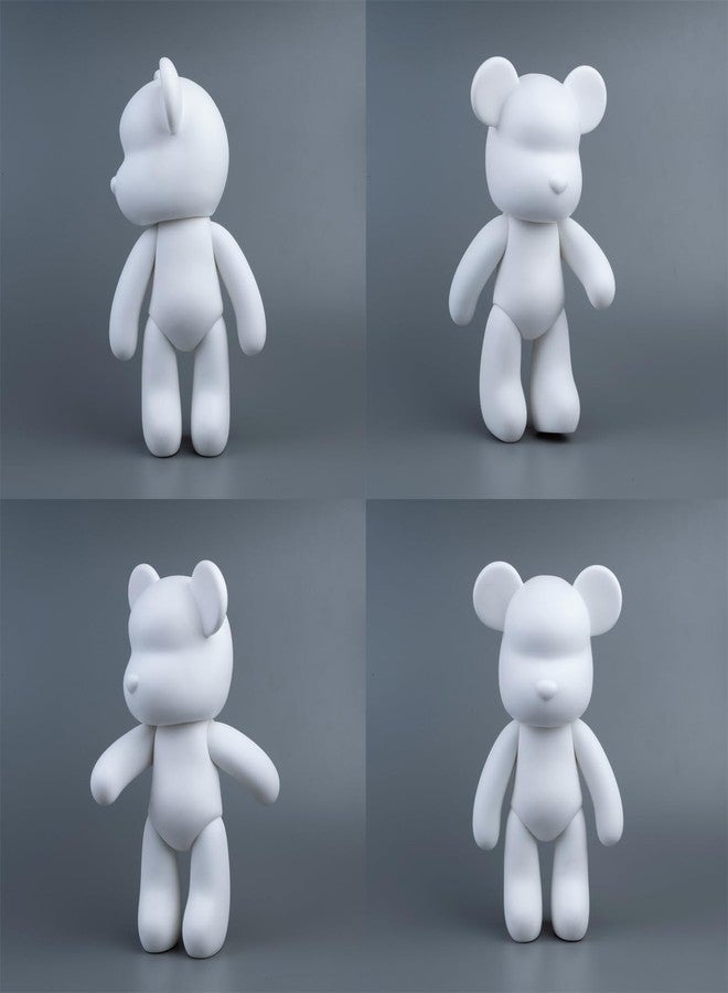 Coniuty 7+9 inch Blank Bear Mold 2 Set DIY Fluid Bear + 1 Keychain Creativity Figure for Home Decoration - Image 3