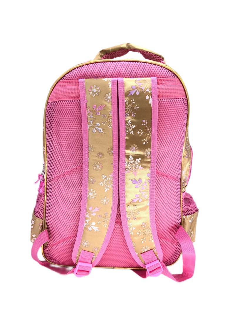 i-kola 3D Premium Toddler Graphic Frozen Backpack Daypack for School/Casual/Travel with 2 full size compartments, including lunch Bag and Pencil Case 18 inches - Image 4