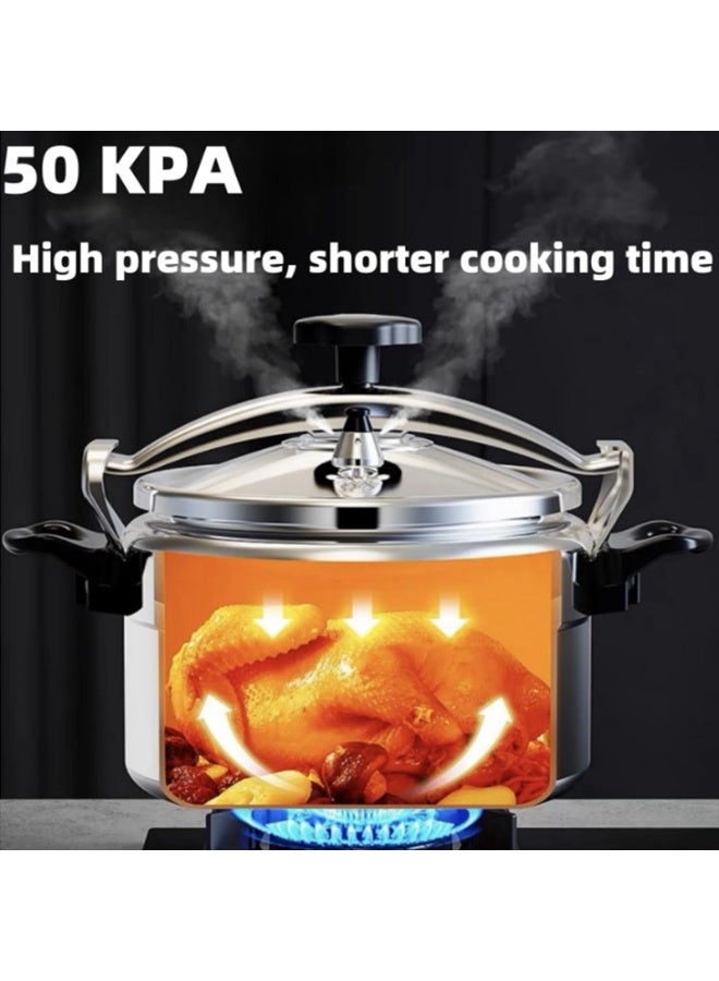 EHOME Aluminum Pressure Cooker, Canner with Steamed Layer Alloy Superabrasive Non-stick Pressure Cooker for Fast Cooking. Double Handle (3L) - Image 4