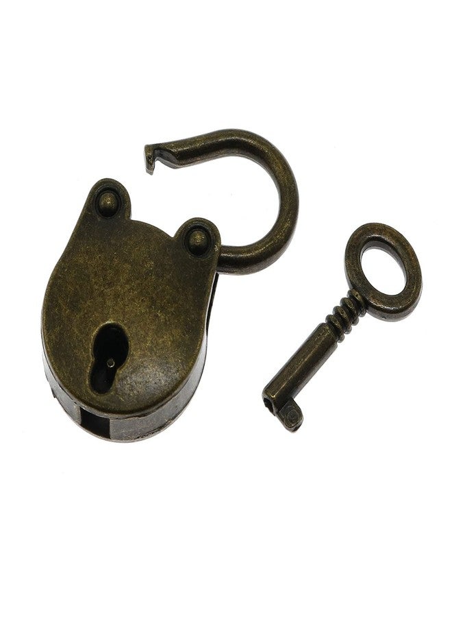 DGBRSM Antique Embossing Decorative Brass Hasp Clasp Latch Lock with Screws for Jewelry Box Ordinary Box Wooden Case Furniture Decoration - Image 5