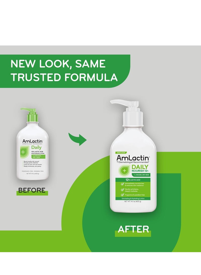 AmLactin Daily Moisturizing Body Lotion, 7.9 Ounce (Pack of 1) Bottle, Paraben Free - Image 2