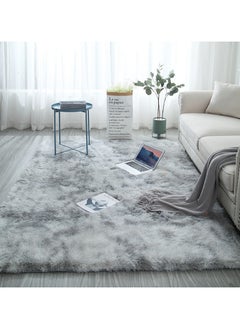 AUTOYSUR Rugs For Living Room,Soft Fluffy Area Rug Bedroom Living Room Shaggy Washable Anti-Skid Comfortable Large Rugs Indoor Modern Home Decor Floor Carpet (Grey)  - Image 1