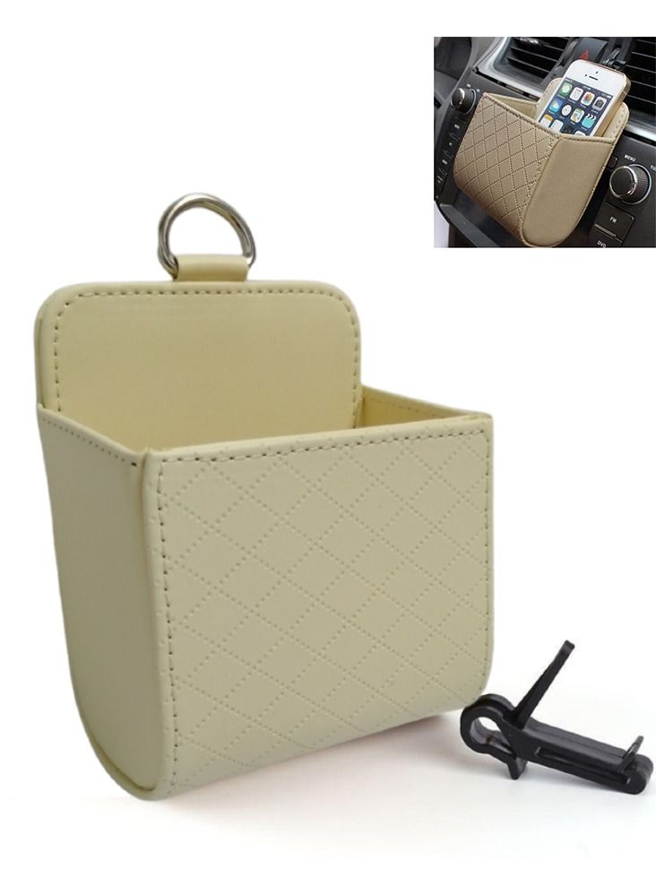 حقيبة تخزين منظم هواء السيارة بيج (عبوة من 1 قطعة) - Image 4