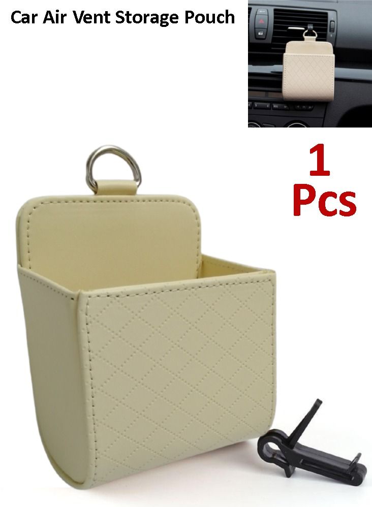 حقيبة تخزين منظم هواء السيارة بيج (عبوة من 1 قطعة) - Image 1