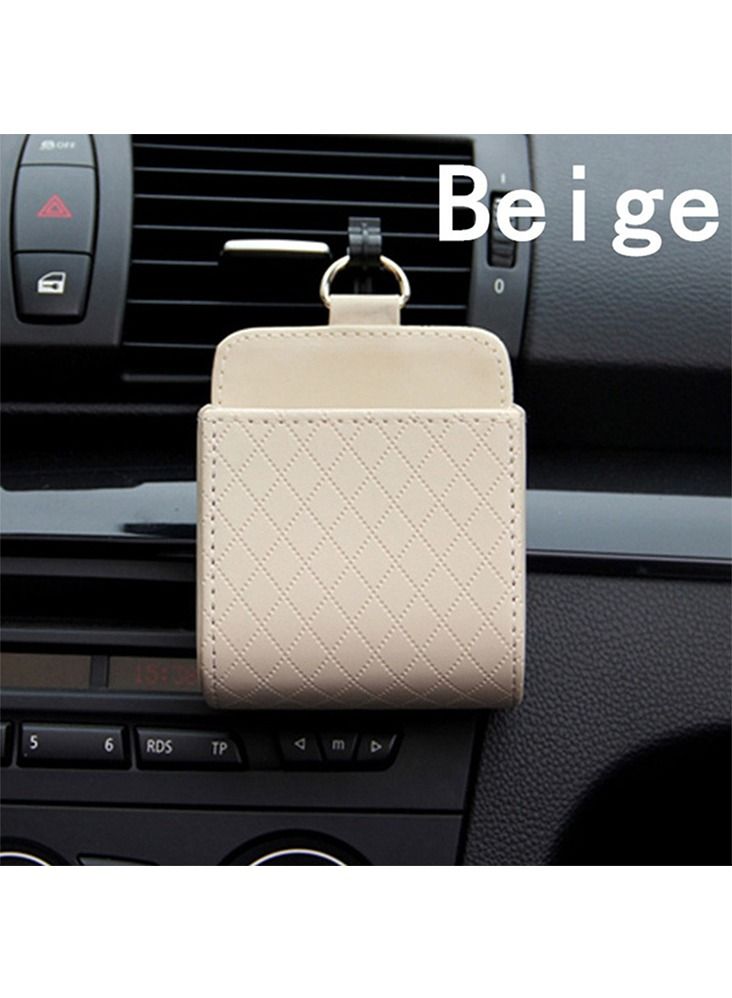 حقيبة تخزين منظم هواء السيارة بيج (عبوة من 1 قطعة) - Image 3
