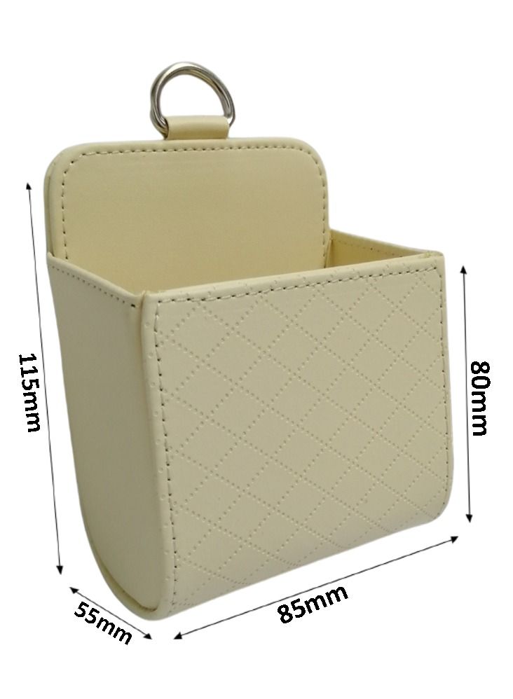 حقيبة تخزين منظم هواء السيارة بيج (عبوة من 1 قطعة) - Image 2