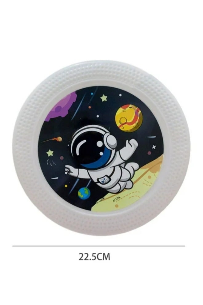 22.5CM LED Flying Disc Glow in The Dark Waterproof Battery Operated Outdoor Lawn Park Beach Light Up Round Throwing Disc Toy Kids - Image 4